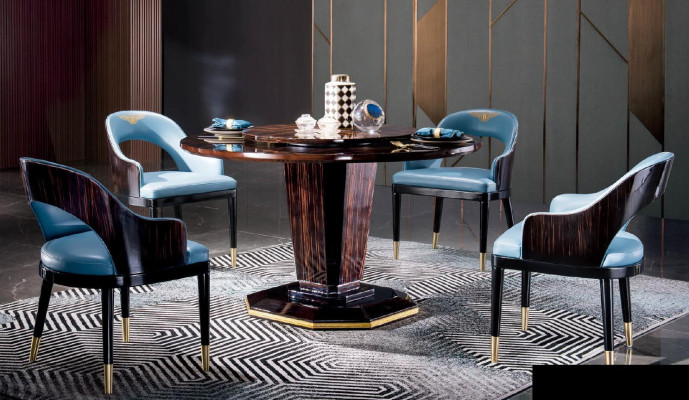 Ontwerp Houten Tafel Ronde Eettafel Ronde Eettafels 135cm Luxe Klasse