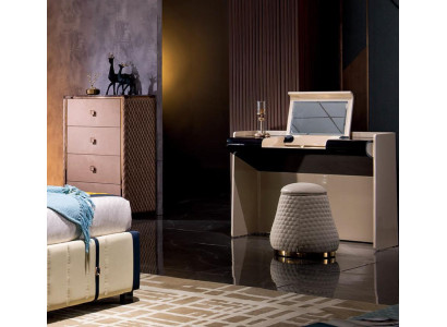 Kaptafel Kruk Compleet Set Ladenkast Slaapkamer Nieuw 2-dlg. Console Set