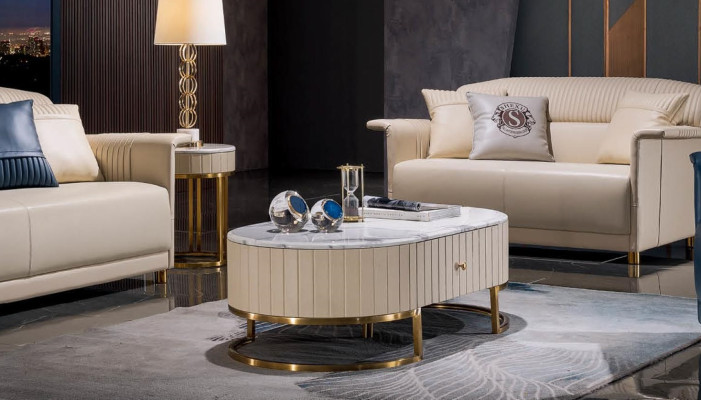 Salontafel Tafel Ovaal Luxe Design Tafels Koffie Bijzettafels