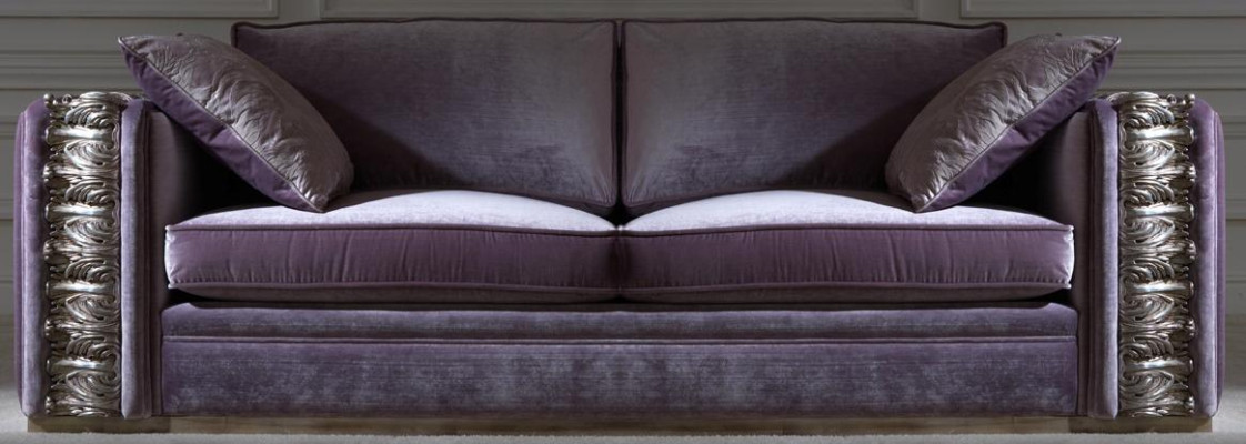 Sofa 3 zits Design Bankstellen Bekleding Banken Textiel Relax Klassieke Meubels Bank