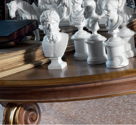 Eettafel Ronde woonkamertafels Hout Royal Barok Italiaanse meubels Barok