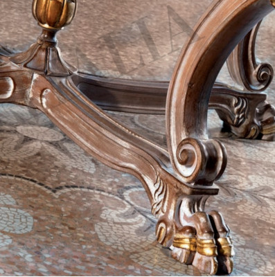 Eettafel Ronde woonkamertafels Hout Royal Barok Italiaanse meubels Barok