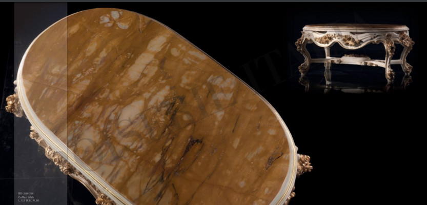 Salontafel Koffietafels Woonkamertafel Italiaanse meubels Barok Rococo Nieuw