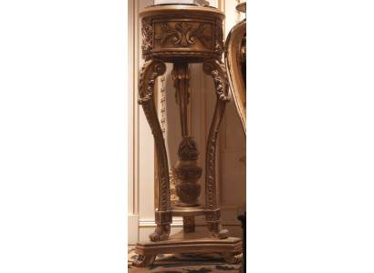 Ontwerp Kolom Antieke Decoratieve Kolom Bloemkolom Standaard Podium Barok