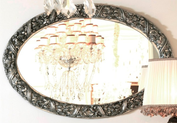 Spiegel Design Wandspiegel 140x90 cm Barock Rokoko Italiaanse inrichting meubels