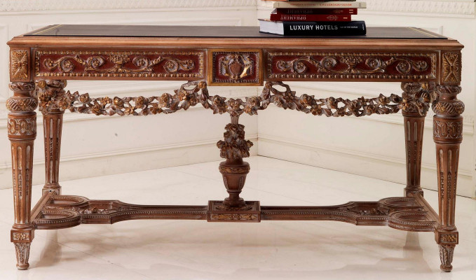 Bureau meubels tafel kantoor echt hout inrichting houten tafels bureaus nieuw