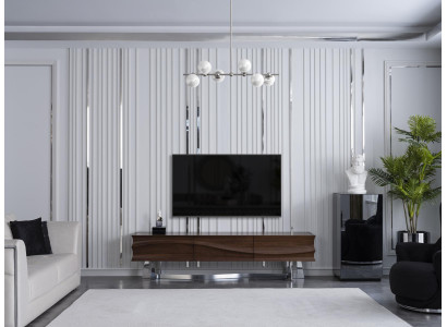 TV-meubel TV-kast woonkamer kasten lowboard standaard 220cm.