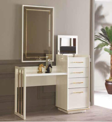 Kaptafel met spiegel ontwerp luxe console commode slaapkamer