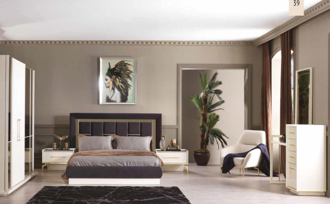 Kaptafel met spiegel ontwerp luxe console commode slaapkamer