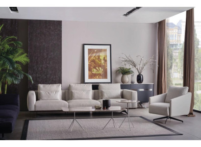 Sofaset 4 1 2x salontafel banken design bank gestoffeerde banken modern