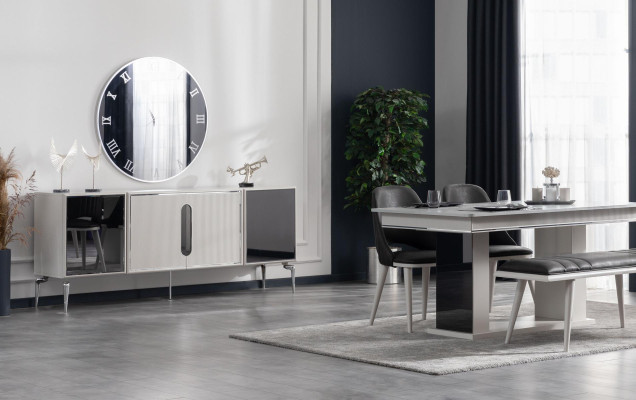 Eetkamerstoel Ontwerper Gestoffeerde Lounge Textiel Stof Luxe Modern.