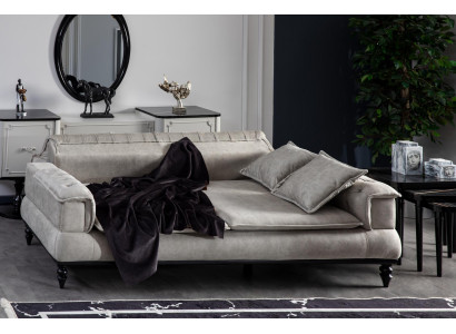 Chesterfield Luxe Bank Bank xxl grote banken Driepersoons Stof 3-Zits Bankstellen