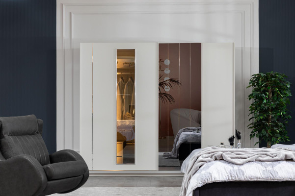 Kast Luxe Kasten Kledingkast Hout Meubels Slaapkamer 250cm