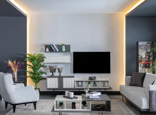 Woonwand kast rtv dressoir plank woonkamers woonkamer wandmeubel