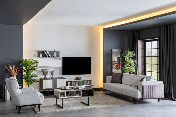 Woonwand kast rtv dressoir plank woonkamers woonkamer wandmeubel