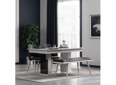 Eettafel Eetkamer Modern Woonkamer Ontwerp Hout met Metaal Luxe