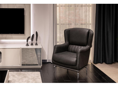 Woonkamer fauteuil Ontwerper loungeset Luxe bruin Lounge Club meubels