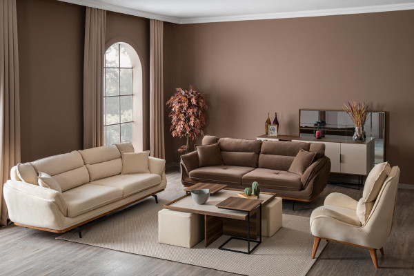 Woonkamer fauteuil enkele zits design gestoffeerde meubels, nieuw modern wit.