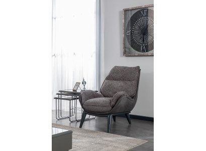 Woonkamer Fauteuil Design Bank Luxe Lounge Bekleding Nieuw modern grijs Woonkamer Fauteuil Ontwerp Bank Luxe Lounge Bekleding Nieuw Modern Grijs