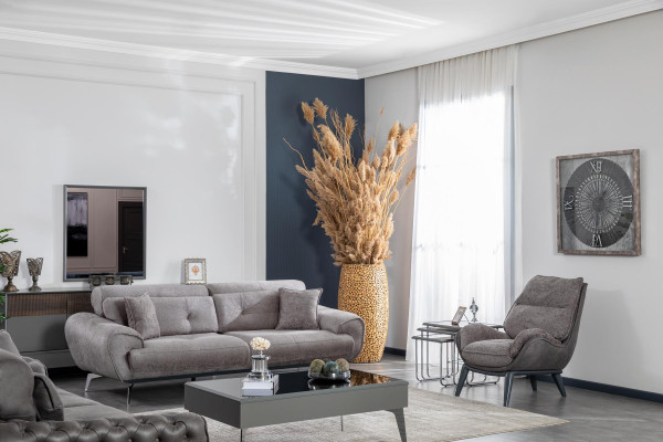 Sofaset 3 zits salontafel bijzettafel set designmeubelen design