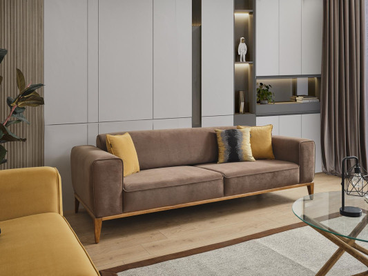 Sofa set 431-zits ontwerp sofa's gestoffeerde banken textiel luxe nieuw