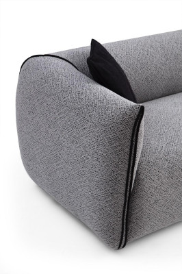 Sofa zit stof ontwerp driezits luxe bank 4-zits bank meubels nieuw