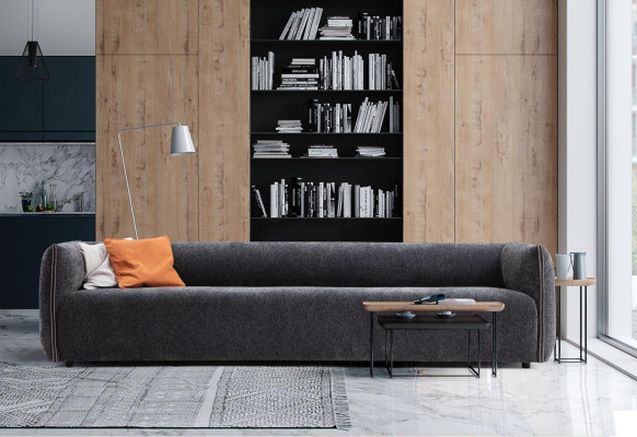 Sofa zit stof ontwerp driezits luxe bank 4-zits bank meubels nieuw