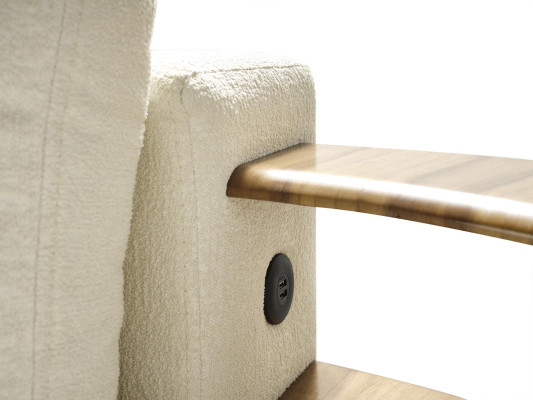 Hoekbank L-vorm Salontafel Voetenbank Woonlandschap Woonkamer Bekleding 3-delig