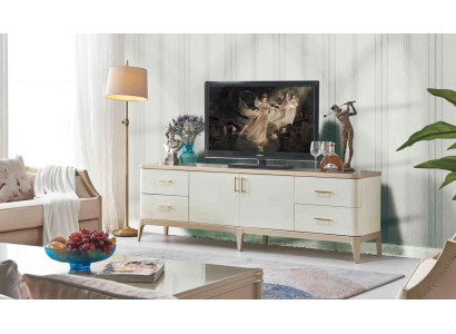 Tv-kast Lowboard Meubels Kasten Woonkamer Sideboard Wit Ladenkast Sideboards