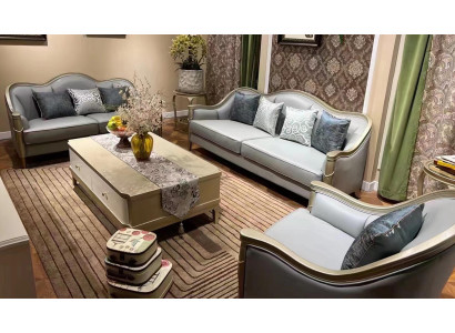 Sofaset 3+2+1 Zitplaatsen Set Design Bank Sofa Bekleding Bankstellen Hotel