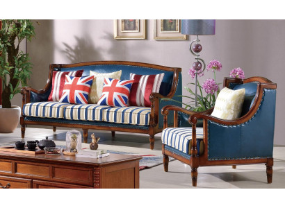 Amerikaanse meubelbankstel USA Set 3+1 zitsbank driezitter fauteuil