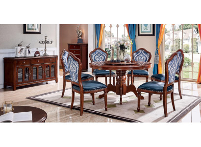 Eetkamer set tafel eetgroep 6 stoelen armstoelen eetkamer groepen hout