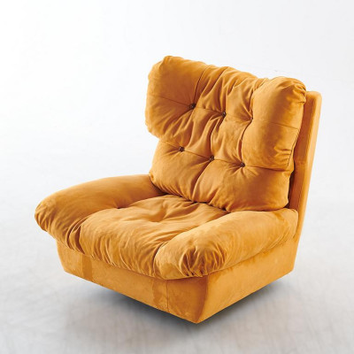 TV-fauteuil Draaibare fauteuil Eenzitter Relaxbank Meubel Textiel Stof