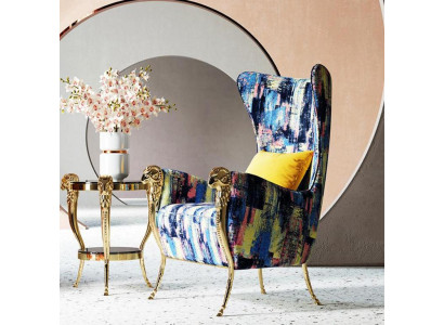 Eenzitter fauteuil oorfauteuil bank meubels tv-design meubels inrichting