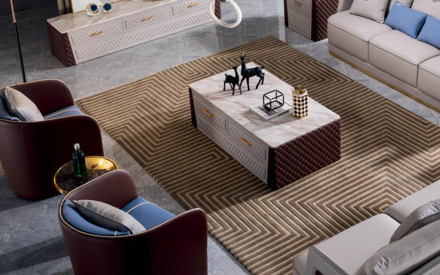 Sofaset 3+2+1+1 zits set Design bank bekleding bankstellen bank