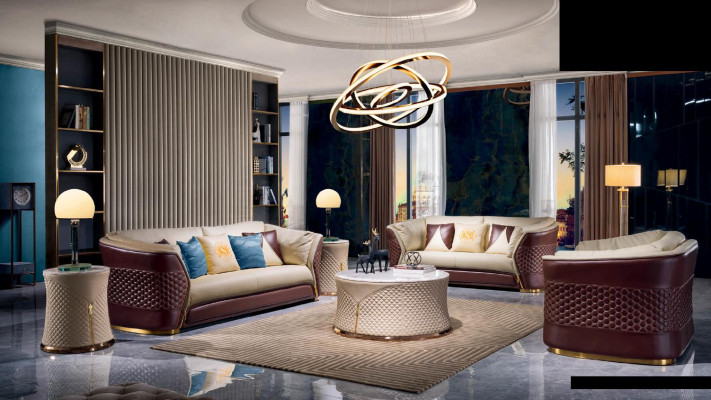 Sofa set 3+2+1 zits bank bank bankstel moderne