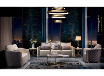 Sofagarnitur Set Design Bankstellen Gestoffeerde Banken Lederen Relax Moderne