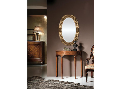Console tafel dressoir met spiegel luxe meubel set console 2-delig. Gemaakt in Italië.