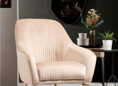 Zetel Eenpersoons Luxe Bekleding Zitdesigner Textiel Zitstof Modern