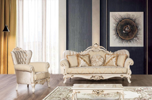 Sofa set 3+1 zitsbank Bankstellen Banken Bekleding Stof Textiel Nieuw
