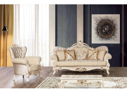 Sofa set 3+1 zitsbank Bankstellen Banken Bekleding Stof Textiel Nieuw