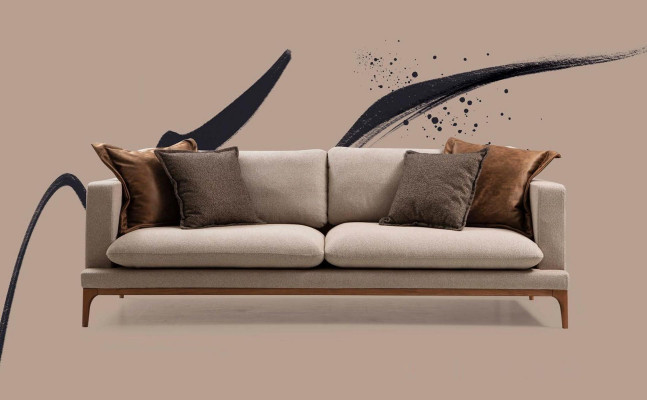 Tweezitsbank 2-zitsbanken Stof Textiel Woonkamer Polyester Moderne Stijl Nieuw  Twee-zitsbank 2-zitsbanken Stof Textiel Woonkamer Polyester Moderne Stijl Nieuw