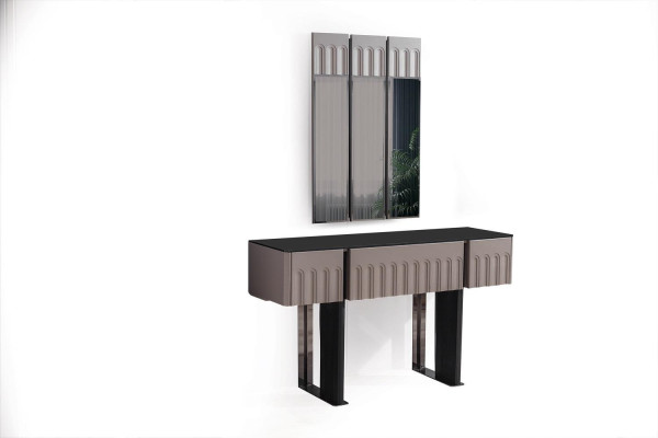 Elegant slaapkamerset Kaptafel Spiegel Luxe meubels 2-delig meubilair