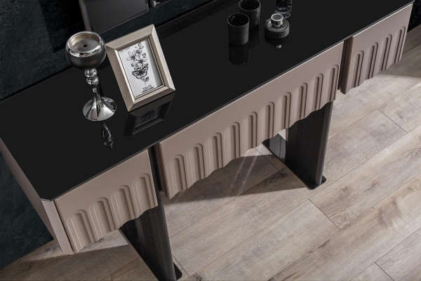 Elegant slaapkamerset Kaptafel Spiegel Luxe meubels 2-delig meubilair