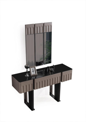 Elegant slaapkamerset Kaptafel Spiegel Luxe meubels 2-delig meubilair