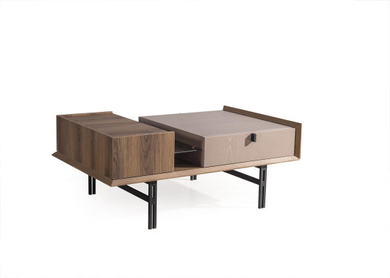 Luxe bruine salontafel Designer salontafels Woonkamertafels