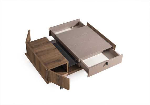 Luxe bruine salontafel Designer salontafels Woonkamertafels
