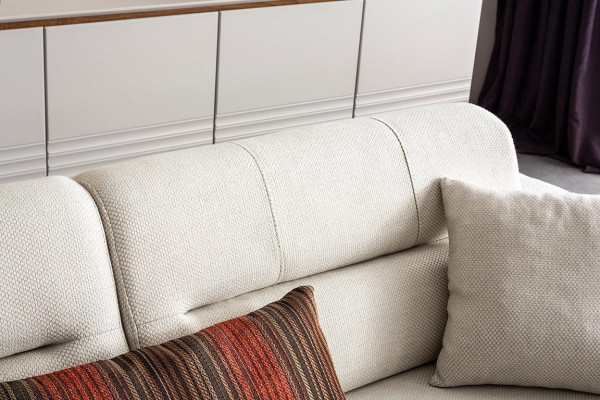 Woonkamer bankstel driezits fauteuil luxe bankstel set 3 1 zits wit.