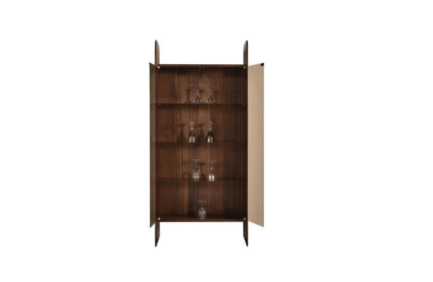 6-delige woonkamerset van Braun. TV-meubel + salontafel en bijzettafel nieuw.