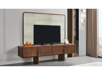 Luxe woonkamerset Bestaande uit TV-laagbord en TV-frame 2-delig nieuw